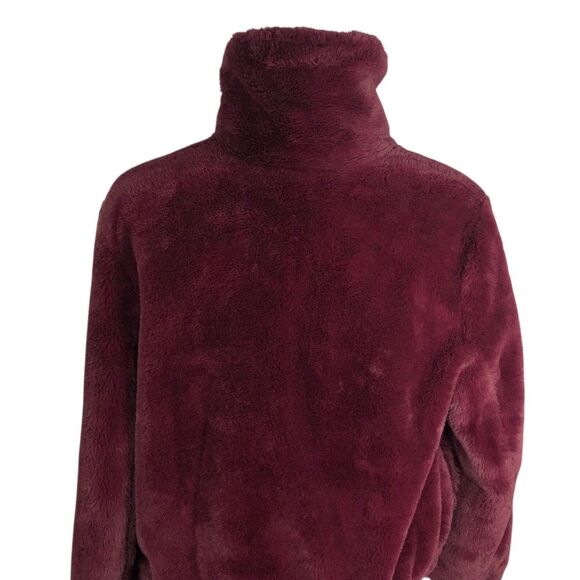 French Connection Small Faux Fur Jacket Full Zip Purple Buona $168 - Picture 9 of 12